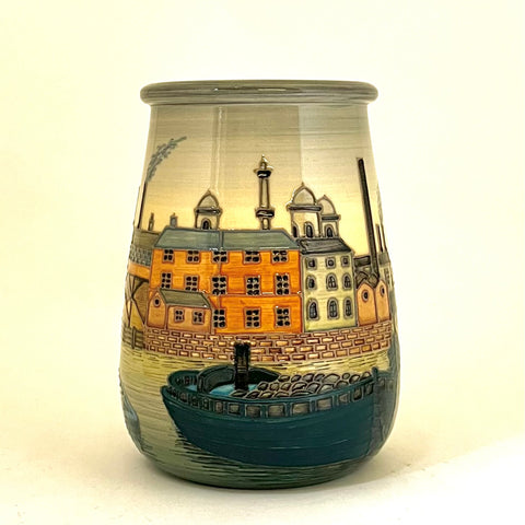 Manchaster Ship Canal Vase designed by Sally Tuffin in an edition of 10